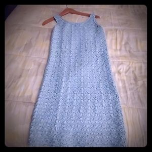 Tees by Tina baby blue scoop neck dress